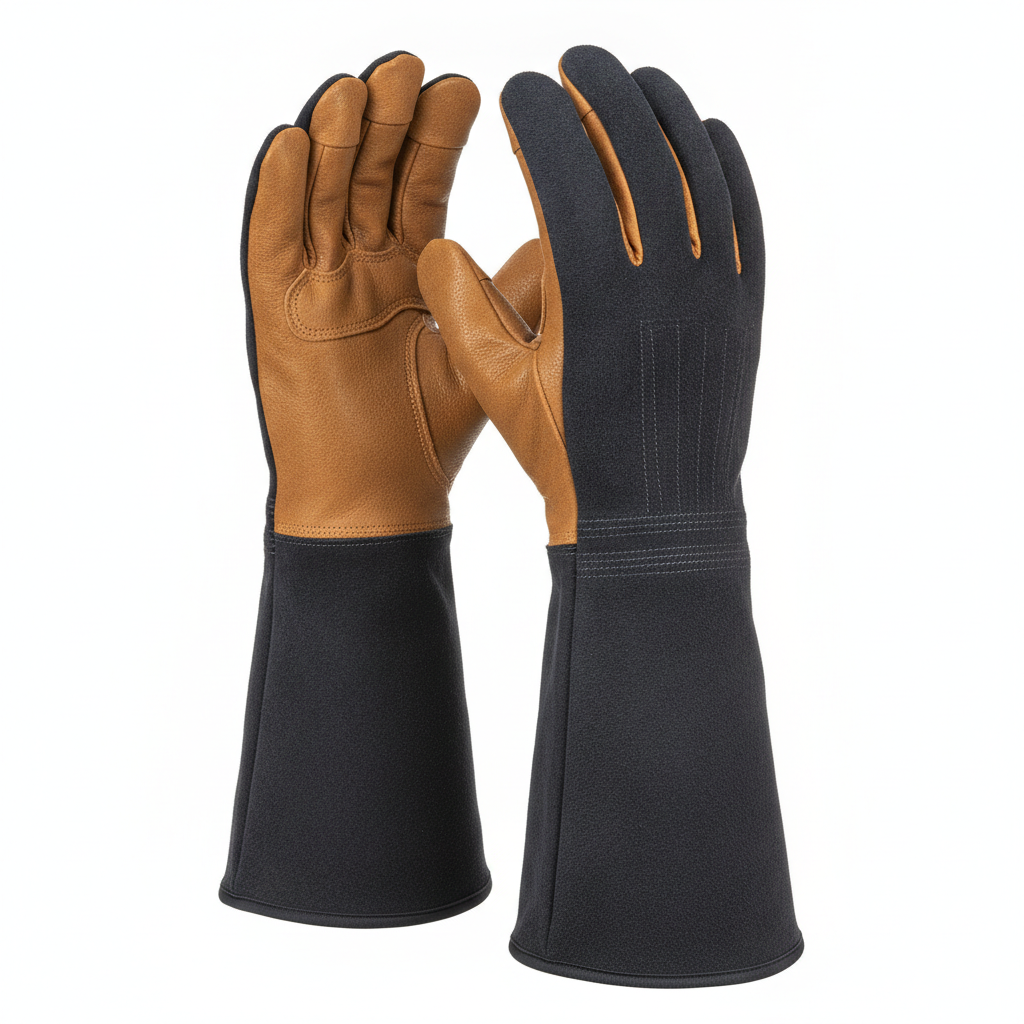 Guante de arco eléctrico (arc flash) categoría 4 con valor ATPV (ASTM F2675 / NFPA 70E)